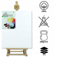 Τελαρωμένος καμβάς ζωγραφικής Phoenix 20 x 30 cm – σετ 5 τεμ.