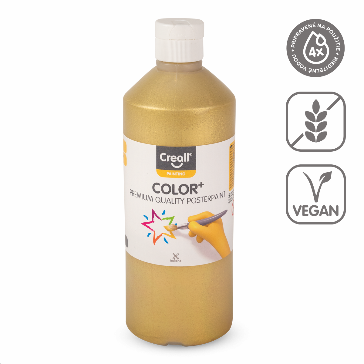Τέμπερα Creall CREALLCOLOR 500 ml - Χρυσό