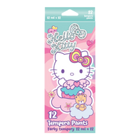 Τέμπερες Colorino Hello Kitty σε σωληνάριο, 12 χρώματα