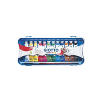 Τέμπερες GIOTTO Extra Fine σε σωληνάρια με πινέλο – 12 x