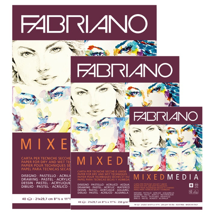 Τετράδιο σκίτσου  FABRIANO Mixed Media | διαφορετικές διαστάσεις