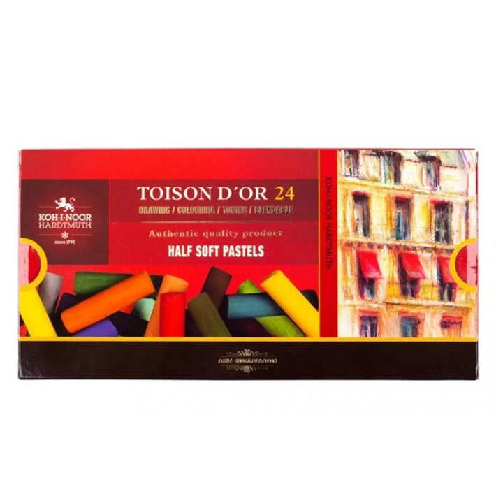 Toison d'Or Half Soft Pastels / 24 τεμάχια
