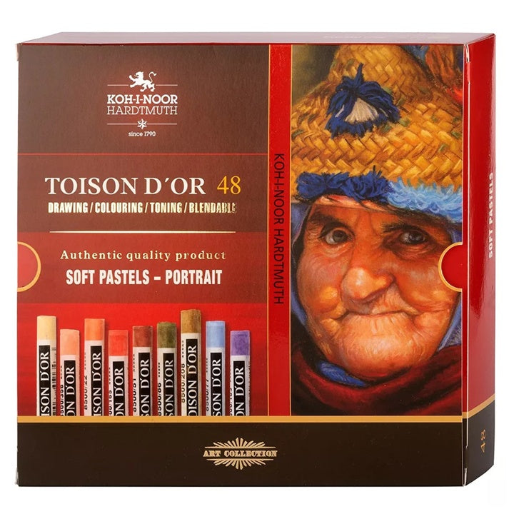 Toison D'Or μαλακά παστέλ PORTRAIT / 48 τμχ