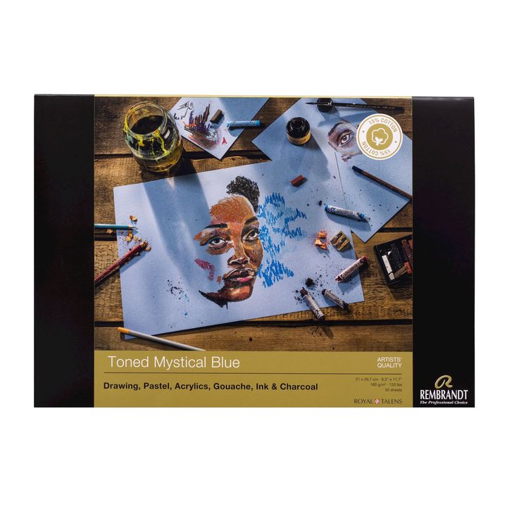 Τονισμένο χαρτί Rembrandt Mystical Blue A4 -επίλεξε | διάφορες διαστάσεις