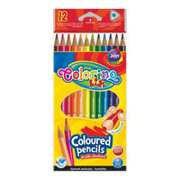 Τριγωνικές μπογιές για παιδιά Colorino 12 τμχ