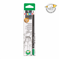 Τριγωνικό μολύβι Carioca Black, 12 τμχ – 4/2H