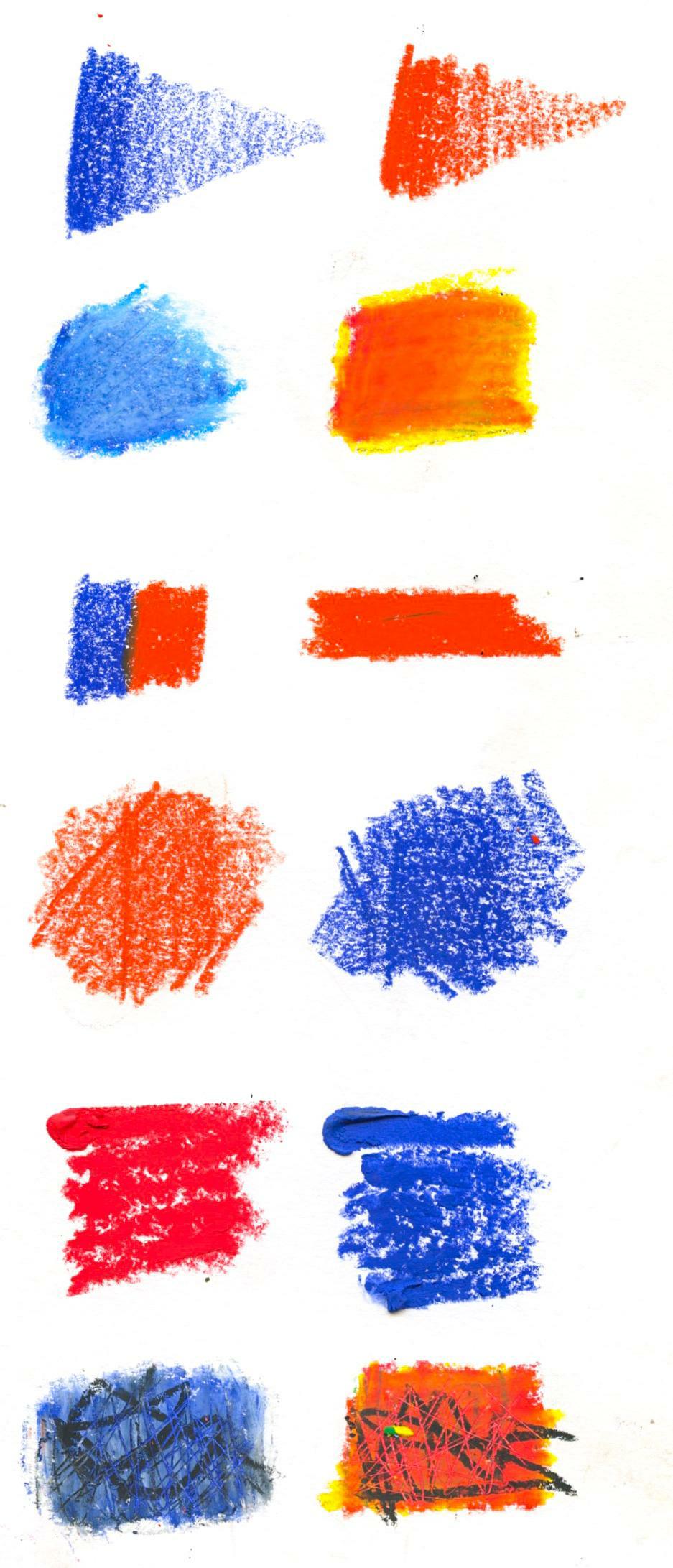 Posca KPA-100 24C κηρομπογιές παστέλ, σετ, διάφορα χρώματα