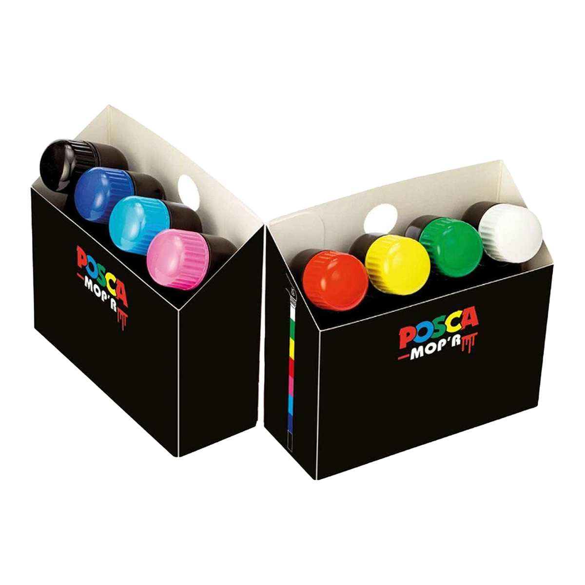 Posca PCM-22 8C MOP´R σετ μαρκαδόρων, 3 – 19 mm, διάφορα χρώματα (8 τμχ)