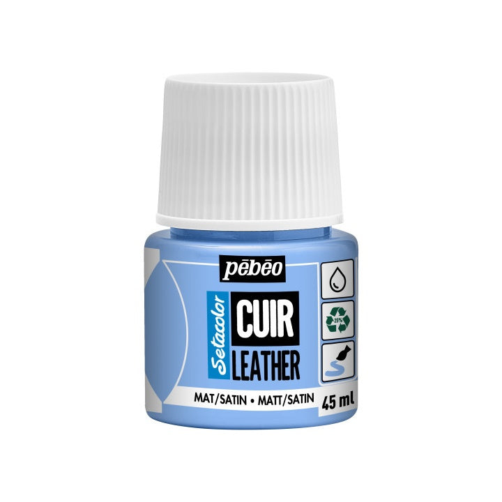 Βαφή δέρματος Pebeo Setacolor matt/satin 45 ml – πράσινο φασκόμηλο