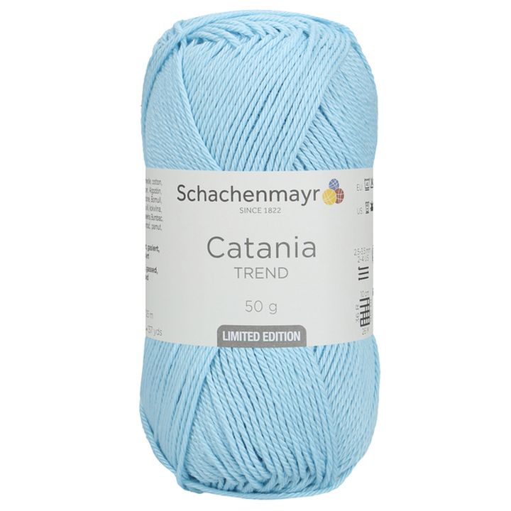 Βαμβακερά νήματα Catania Trend 50g, πλούσια παλέτα