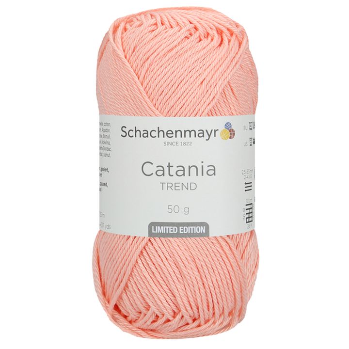 Βαμβακερά νήματα Catania Trend 50g, ποικιλία χρωμάτων