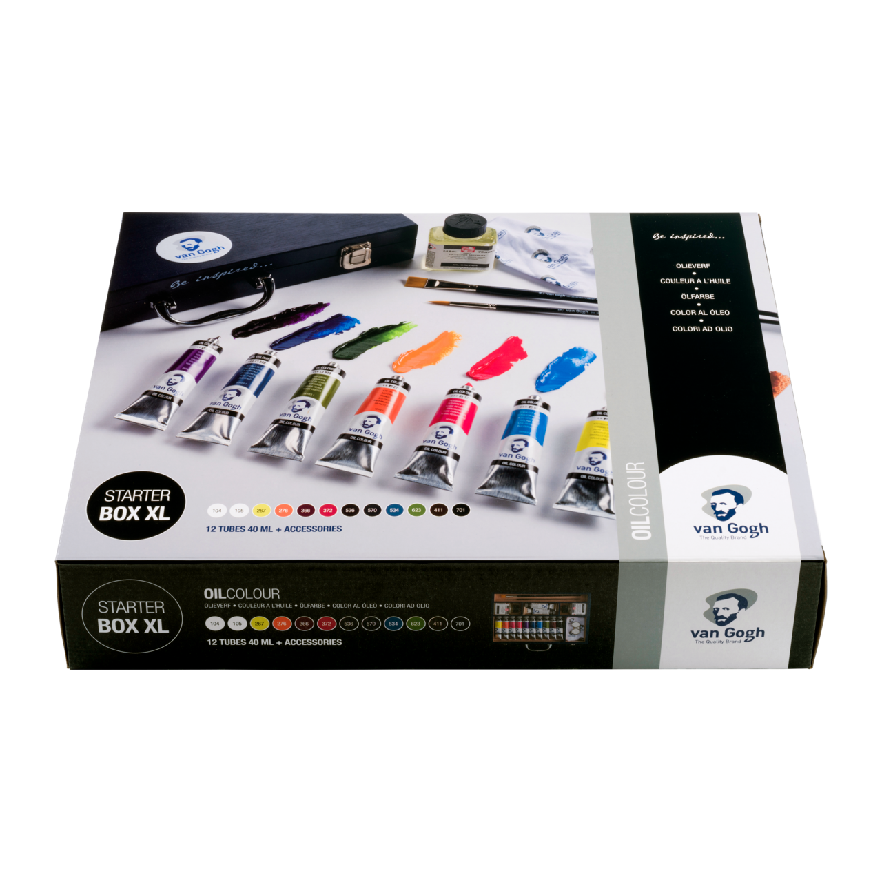 Σετ λαδομπογιές ROYAL TALENS Van Gogh Starter Box XL 12 x 40 ml + αξεσουάρ