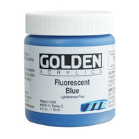 GOLDEN Heavy Body Fluorescent ακρυλικό χρώμα – 4605 μπλε