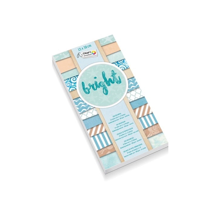 Χαρτί scrapbooking Craft Sensations, 24 φύλλα με σχέδια