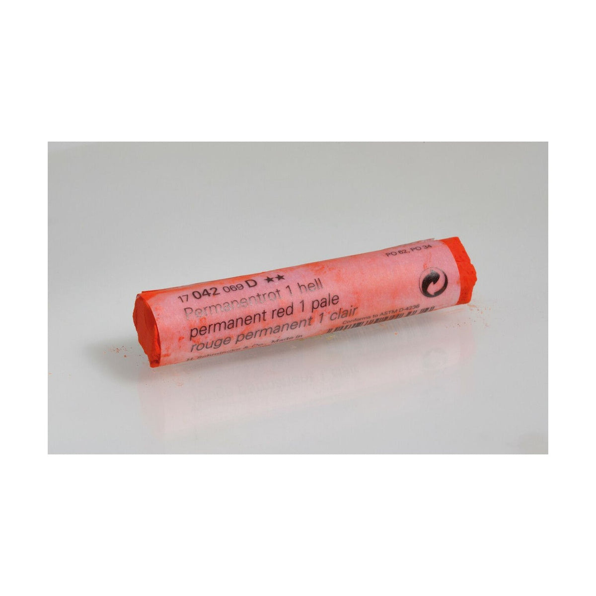 Ξηρό παστέλ Schmincke FINEST EXTRA-SOFT – Σειρά 1 – 042 D permanent red 1 pale