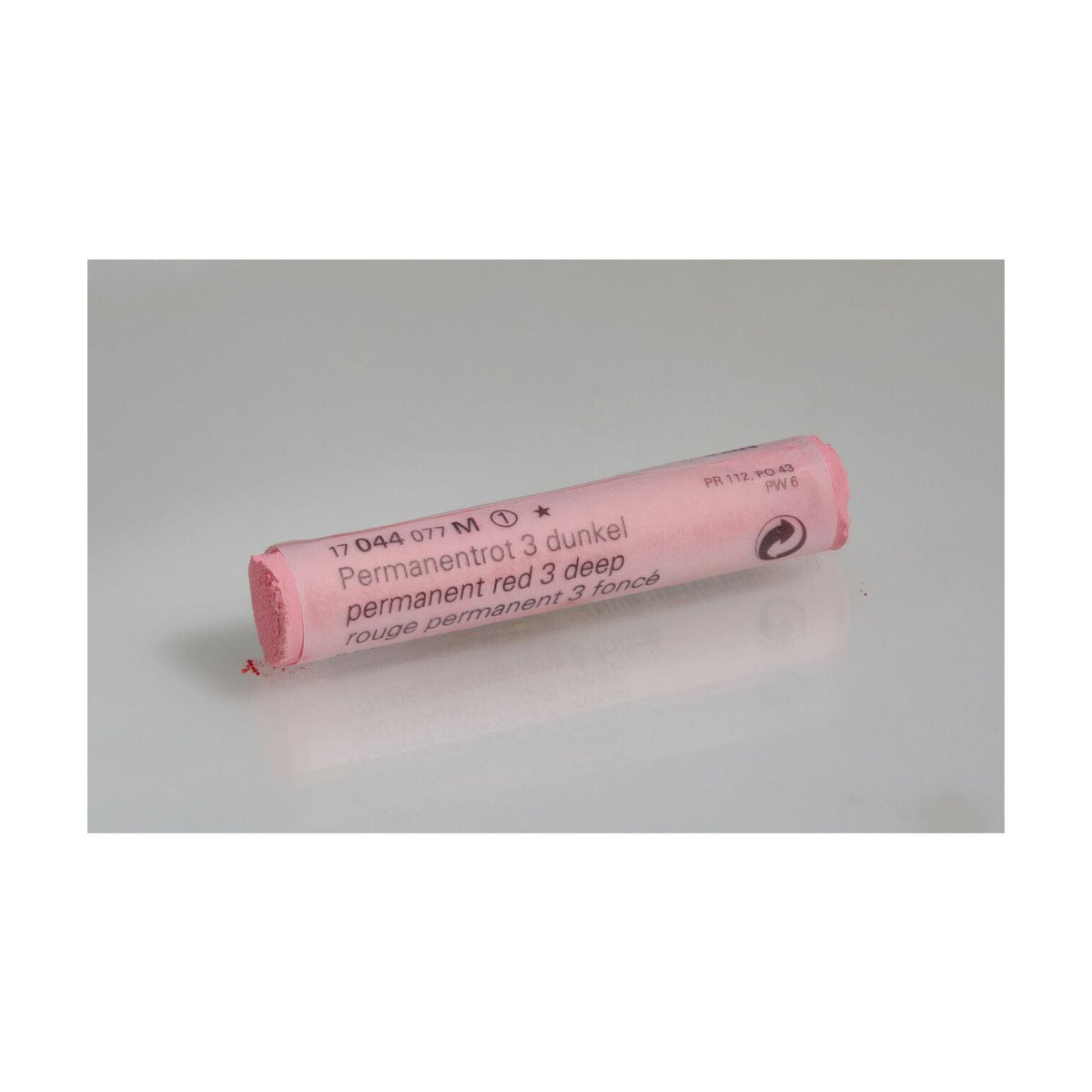 Ξηρό παστέλ Schmincke FINEST EXTRA-SOFT – Σειρά 1 – 044 M permanent red 3 deep
