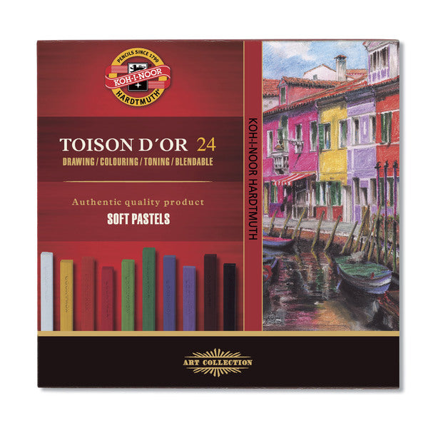 Ξηροπαστελ TOISON D OR 7x7 24τεμ SOFT 8584