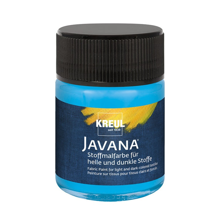 Χρώμα για ανοιχτό και σκούρο ύφασμα JAVANA 50 ml | διάφορα χρώματα