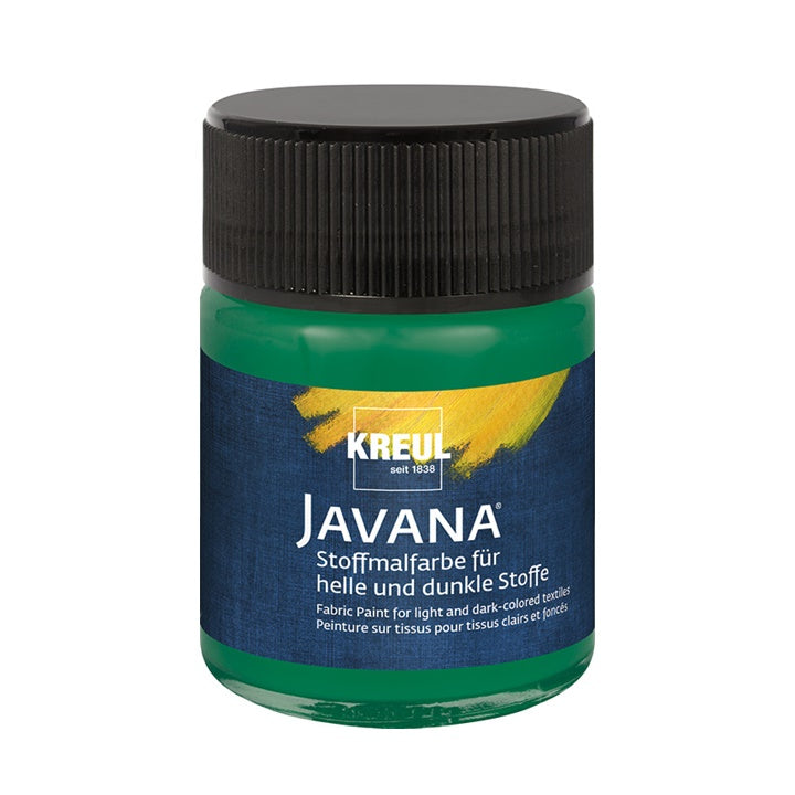 Χρώμα για ανοιχτό και σκούρο ύφασμα JAVANA 50 ml | διάφορα χρώματα