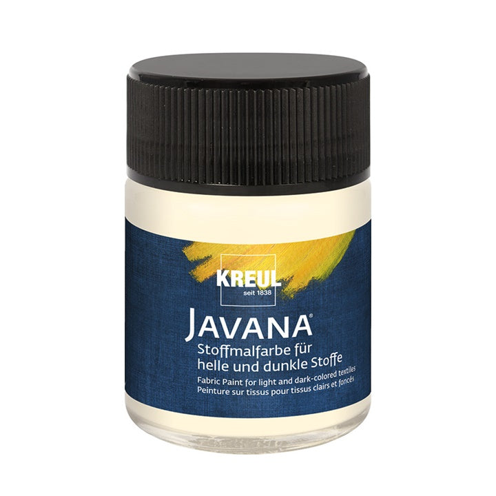Χρώμα για ανοιχτό και σκούρο ύφασμα JAVANA 50 ml | διάφορα χρώματα