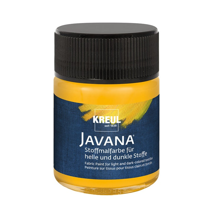 Χρώμα για ανοιχτό και σκούρο ύφασμα JAVANA 50 ml | διάφορα χρώματα