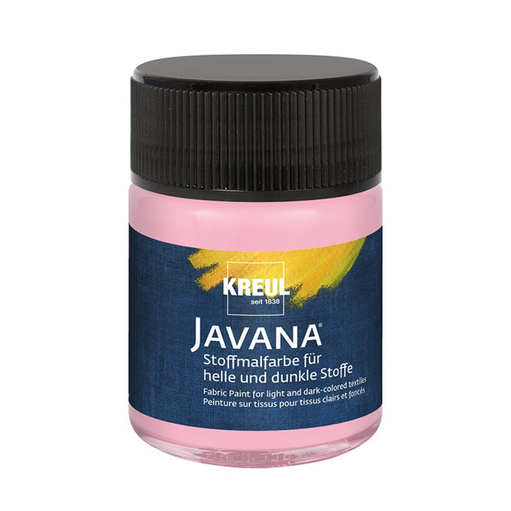 Χρώμα για ανοιχτό και σκούρο ύφασμα JAVANA 50 ml | διάφορα χρώματα