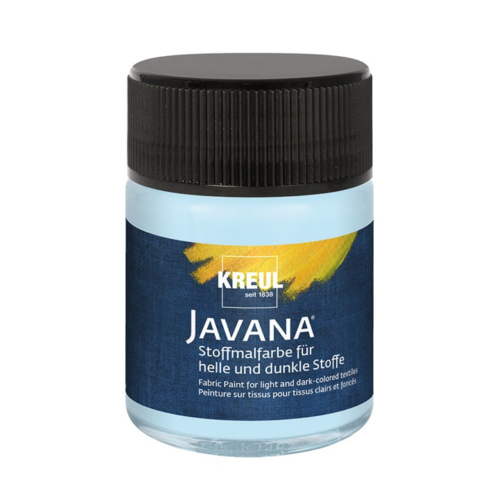 Χρώμα για ανοιχτό και σκούρο ύφασμα JAVANA 50 ml | διάφορα χρώματα