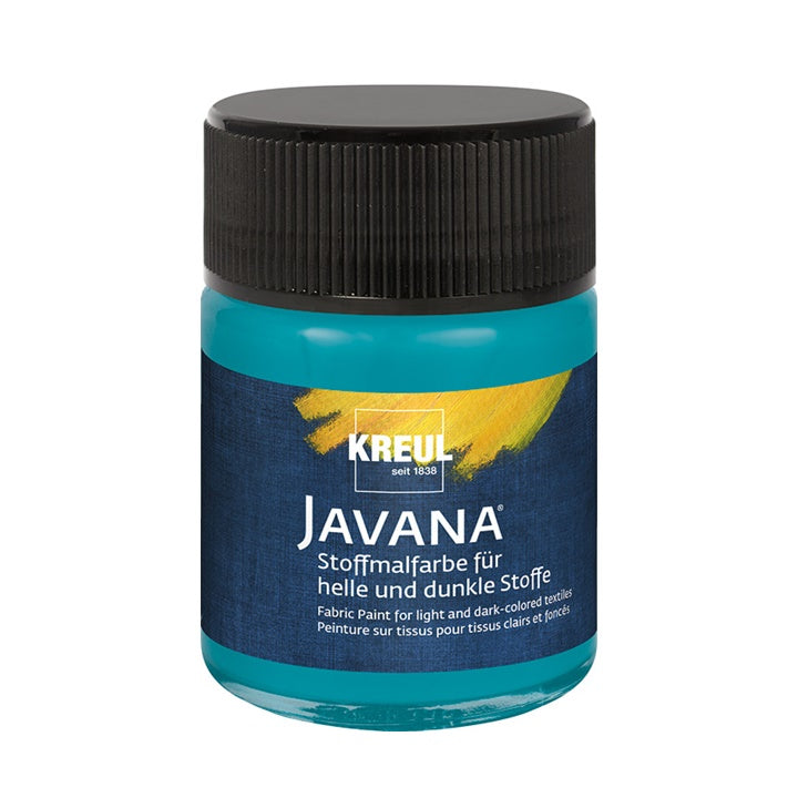 Χρώμα για ανοιχτό και σκούρο ύφασμα JAVANA 50 ml | διάφορα χρώματα