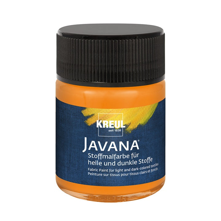 Χρώμα για ανοιχτό και σκούρο ύφασμα JAVANA 50 ml | διάφορα χρώματα