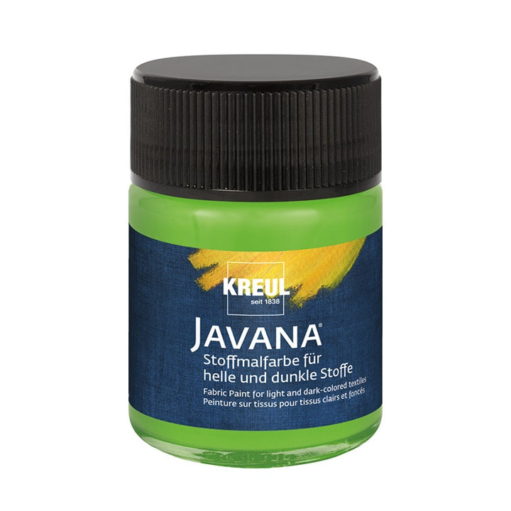 Χρώμα για ανοιχτό και σκούρο ύφασμα JAVANA 50 ml | διάφορα χρώματα