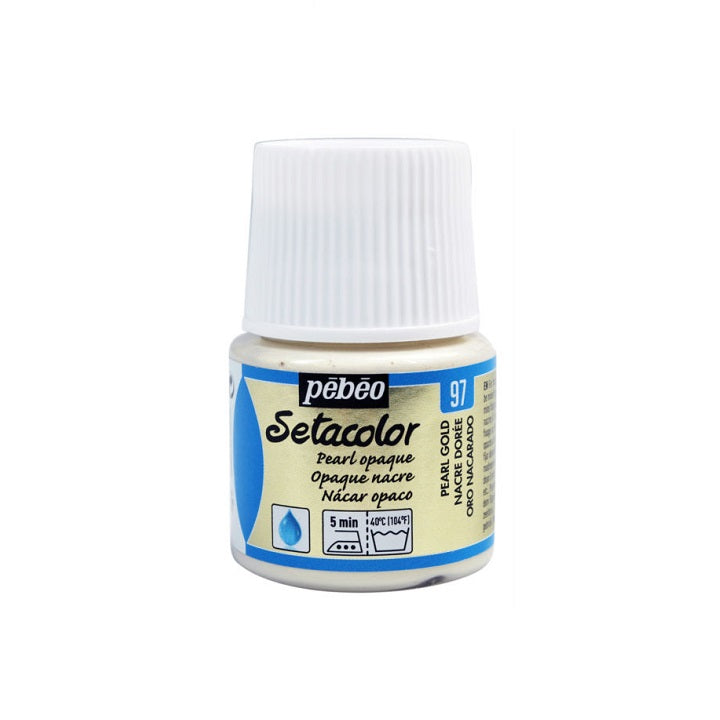 Χρώμα για ύφασμα Pebeo Setacolor Opaque Pearl 45 ml | διάφορα χρώματα