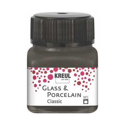 Χρώμα πορσελανης HOBBY Line Porcelain Brillant 160° C - περισσοτερες αποχρώσεις | διάφορα χρώματα - 26 - Σκούρο καφέ