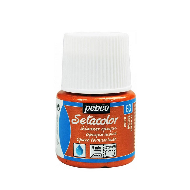 Χρώματα για ύφασμα  Pebeo Setacolor Opaque Shimmer [μεταλικ] 45 ml | διάφορα χρώματα
