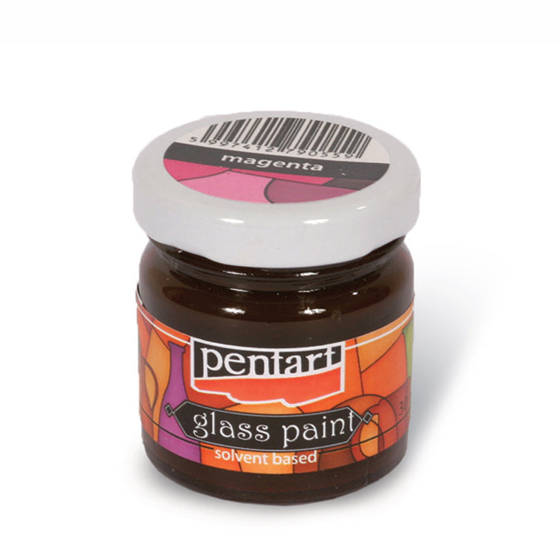 Χρώματα γυαλιού Pentart 30ml, υψηλή διαφάνεια
