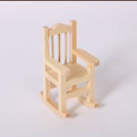 Ξύλινη κουνιστή πολυθρόνα Pentart 6x6x10 cm