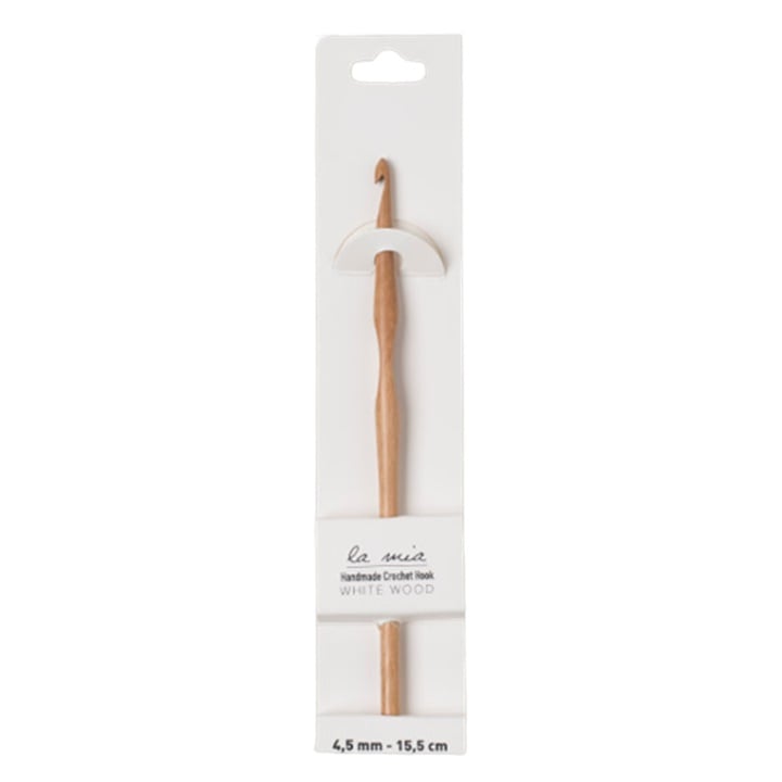 Ξύλινο βελονάκι για πλέξιμο La Mia 4.5 mm
