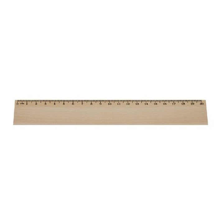 Ξύλινος χάρακας 20 cm