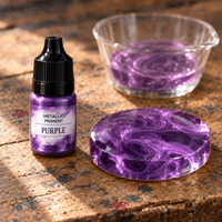 Υγρή μεταλλική χρωστική για ρητίνη 5 ml – Μωβ (Purple)