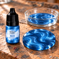 Υγρή μεταλλική χρωστική για ρητίνη 5 ml – Μπλε (Blue)