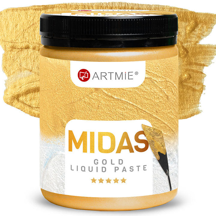 Υγρή μεταλλική πάστα ARTMIE MIDAS gold | διαφορετικούς όγκους