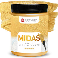 Υγρή μεταλλική πάστα ARTMIE MIDAS gold | διαφορετικούς όγκους