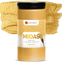 Υγρή μεταλλική πάστα ARTMIE MIDAS gold | διαφορετικούς όγκους