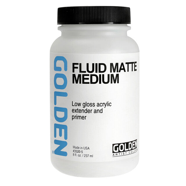 Υγρό ματ ακρυλικό μέσο GOLDEN Fluid Matte Medium