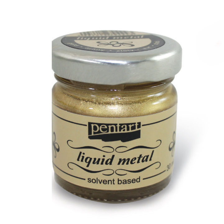 Υγρό μέταλλο Pentart 30ml με μεταλλική λάμψη