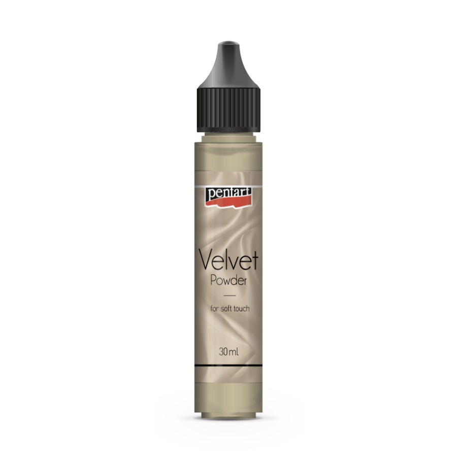 Διακοσμήτικη σκόνη βελούδο Pentart – Beige