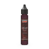 Διακοσμήτικη σκόνη βελούδο Pentart – Garnet red