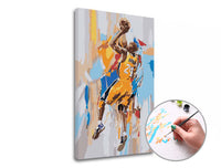 Ζωγραφική με αριθμούς KOBE BRYANT 24 | χαμηλή δυσκολία