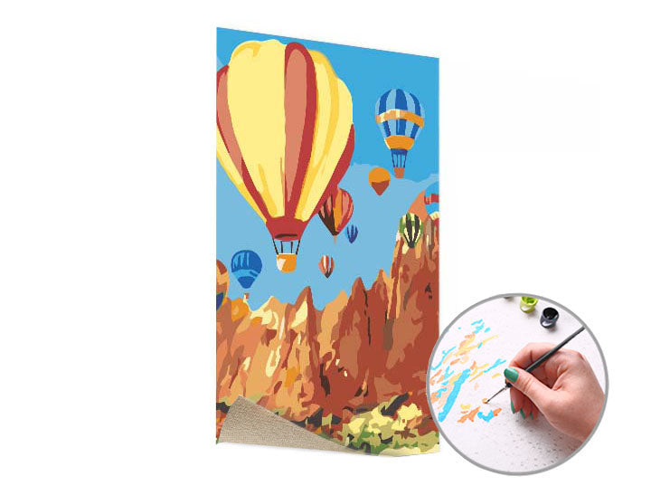 Ζωγραφική με αριθμούς FLYING THE BALLOON