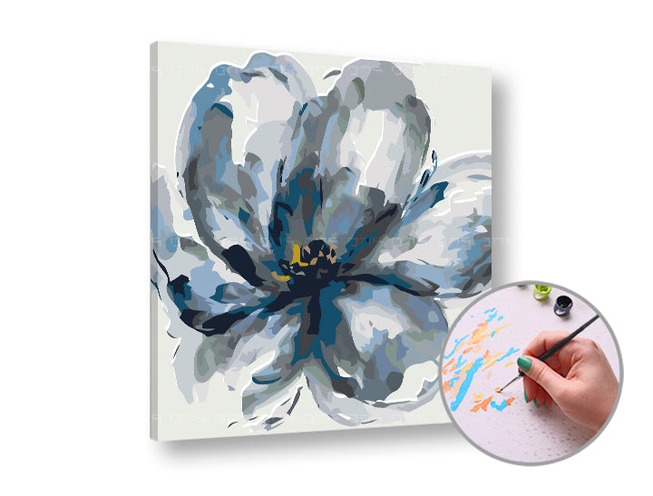 Ζωγραφική με αριθμούς MYSTIC FLOWER | χαμηλή δυσκολία
