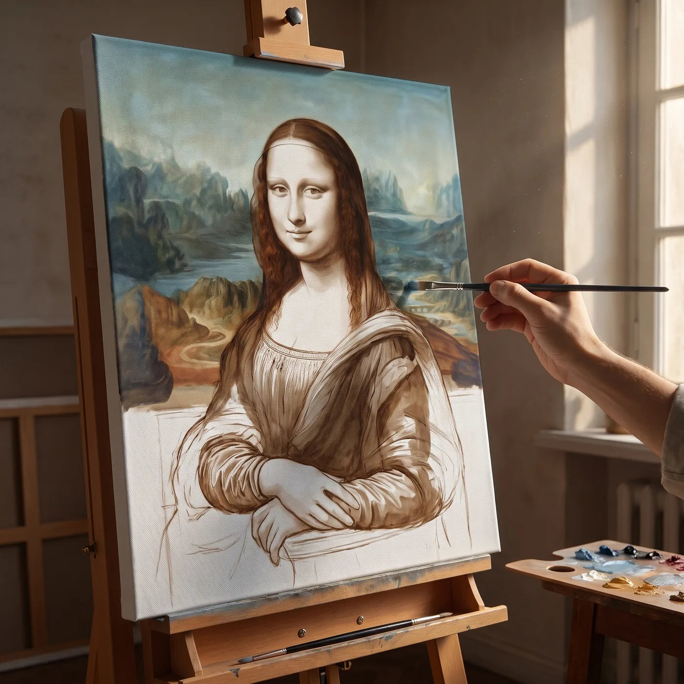 Λαδομπογιά στον λινό καμβά MUSEAL